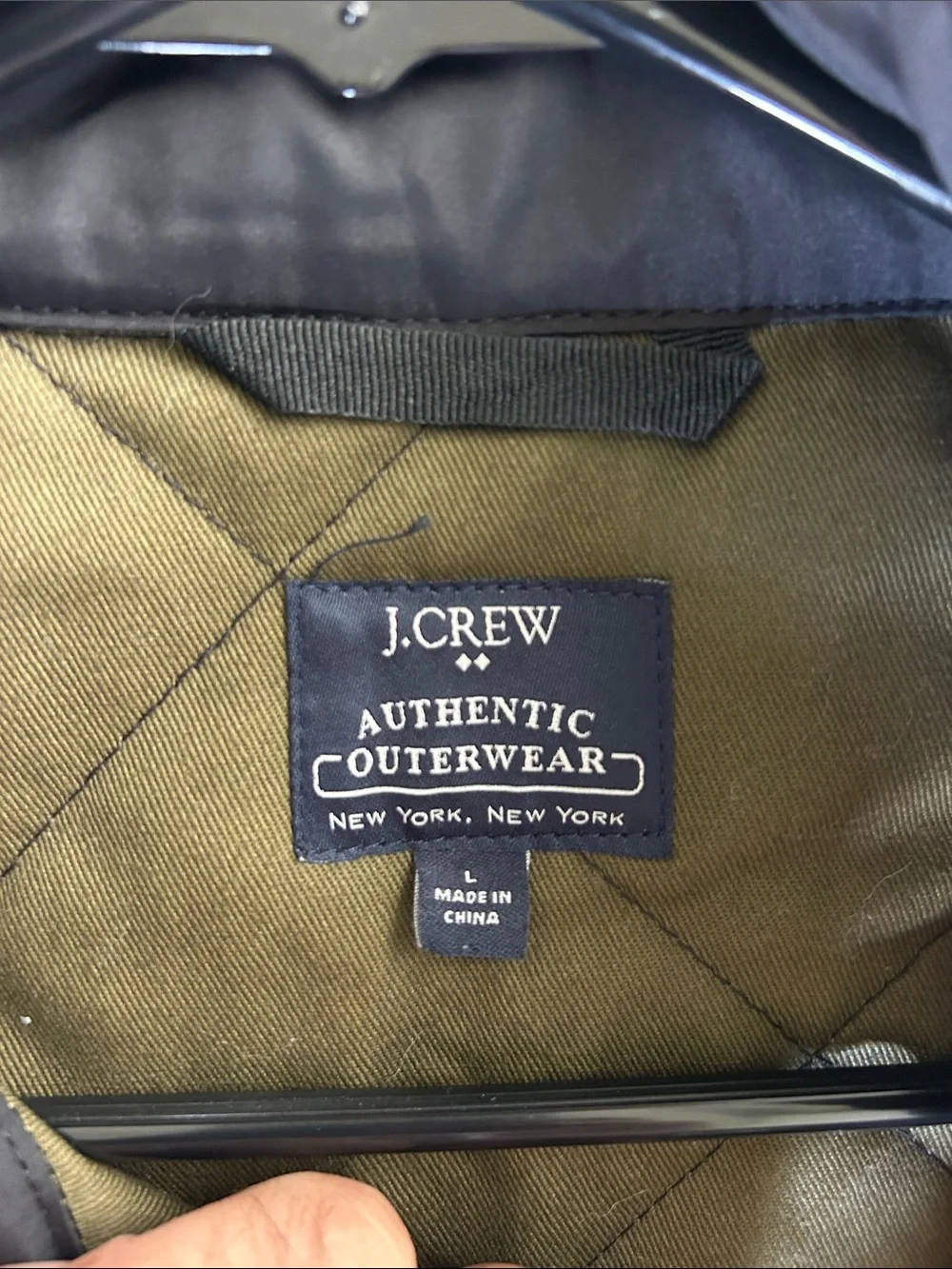 J. Crew Reversible Quilted Vest in Brown and Olive